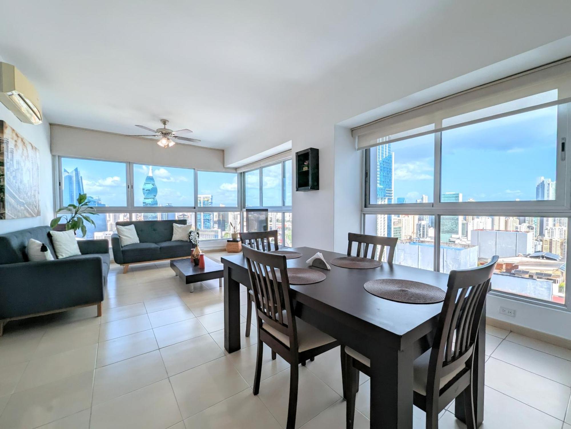 Yc 3602 L Apartamento 2Br En Av Balboa Ciudad de Panamá Exterior foto
